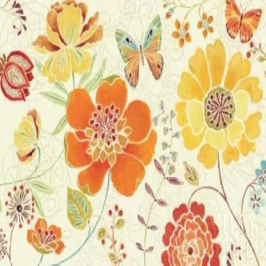 Flowers in Teal Vase I Poster Print by Lanie Loreth - Item # VARPDX9319 {1}