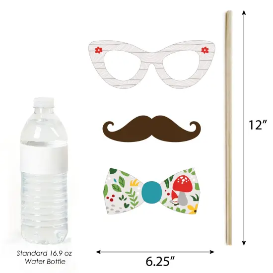 Big Dot of Happiness Garden Gnomes - Forest Gnome Party Photo Booth Props Kit - 20 Count {6}