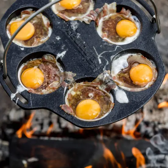 Petromax Cast Iron Muffin Pan Pre Seasoned Oven or Campfire Baking {4}