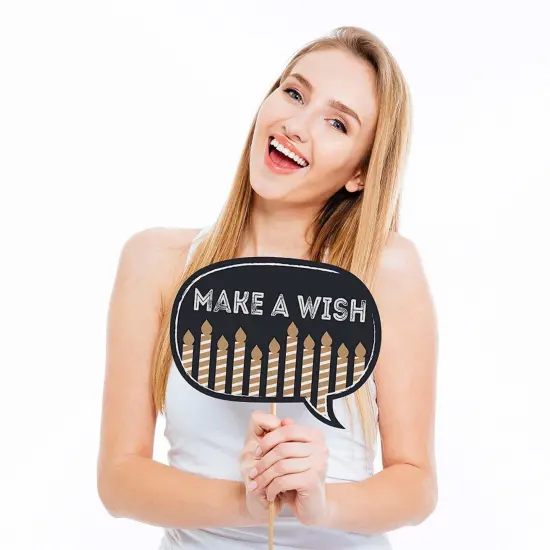 Big Dot of Happiness Funny Finally 21 - 21st Birthday - Party Photo Booth Props Kit - 10 Piece {3}