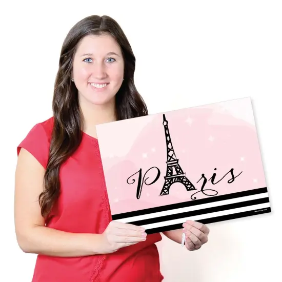 Big Dot of Happiness Paris, Ooh La La - Party Table Decorations - Paris Themed Baby Shower or Birthday Party Placemats - Set of 16 {7}