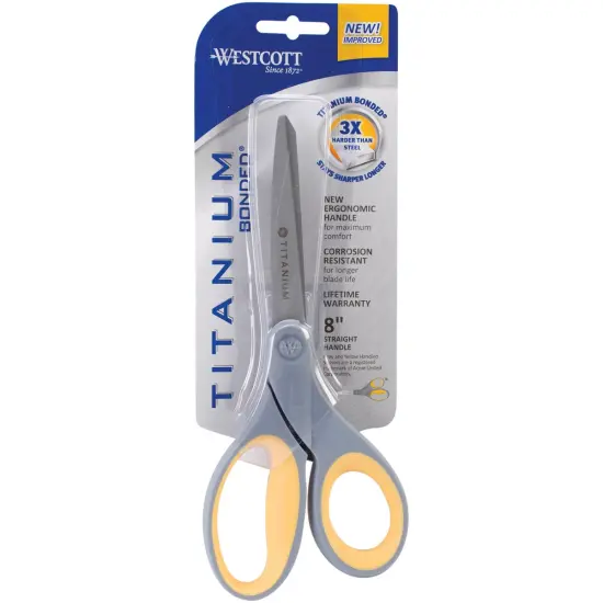 Westcott Titanium Straight Scissors 8" {1}