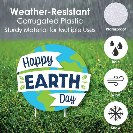 Big Dot of Happiness Happy Earth Day - Lawn Decorations - Outdoor Save the Planet Yard Decorations - 10 Piece {6}