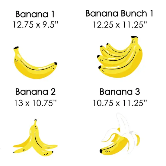 Big Dot of Happiness Let's Go Bananas - Lawn Decorations - Outdoor Tropical Party Yard Decorations - 10 Piece {7}