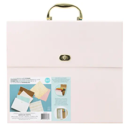 We R Accordion Storage For Paper 12"X12"-Pink {1}