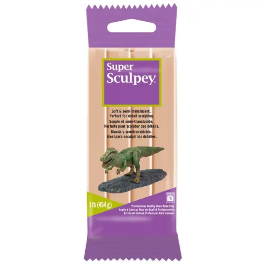 Super Sculpey Polymer Clay 1lb-Beige {1}