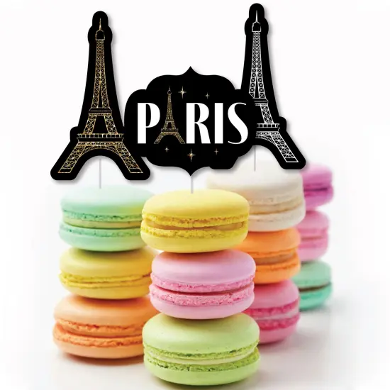 Big Dot of Happiness Stars Over Paris - DIY Shaped Parisian Themed Party Cut-Outs - 24 Count {4}
