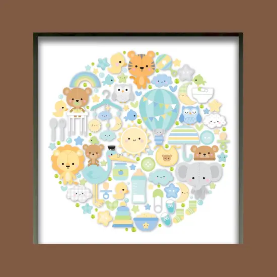 Doodlebug Design Shadow Box Insert Kit-Special Delivery {3}