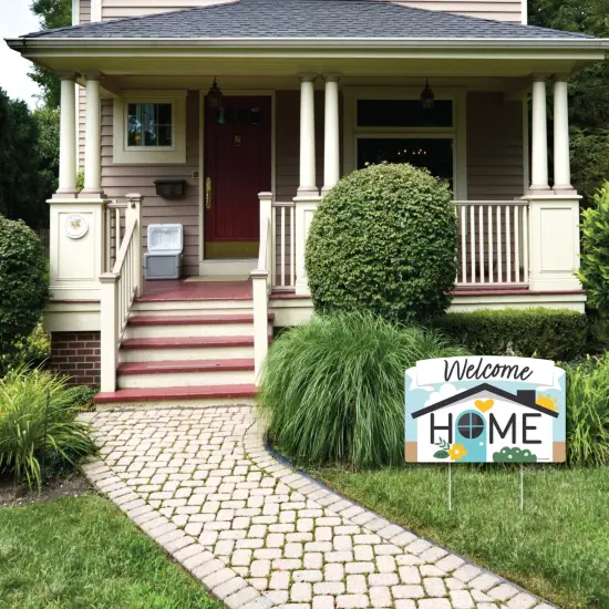 Big Dot of Happiness Welcome Home Housewarming - New Sweet Home Yard Sign Lawn Decorations - Party Yardy Sign {4}