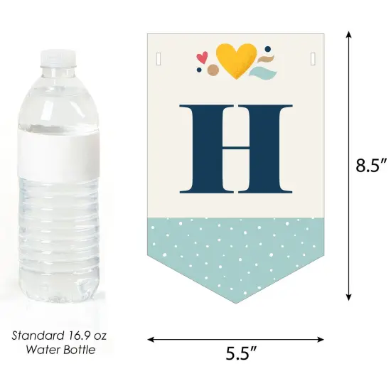 Big Dot of Happiness Happy Grandparents Day - Grandma & Grandpa Party Bunting Banner - Party Decorations - Happy Grandparents Day {4}