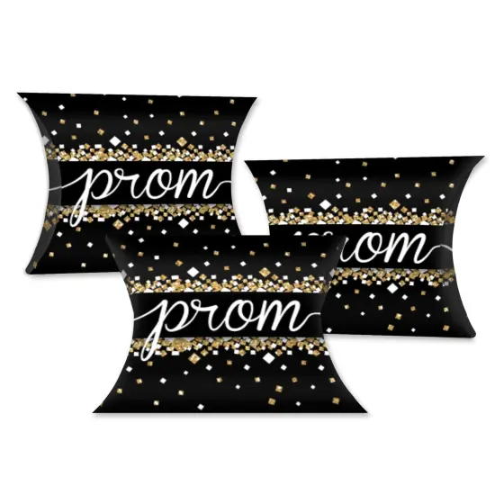 Big Dot of Happiness Prom - Favor Gift Boxes - Prom Night Party Petite Pillow Boxes - Set of 20 {1}