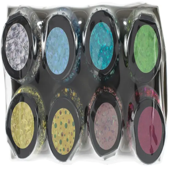 DecoArt Galaxy Glitter Value Pack 8/Pkg-Multi-Color {2}