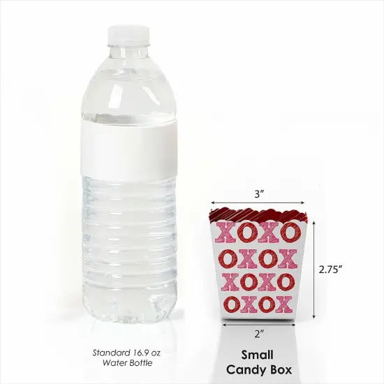 Big Dot of Happiness Conversation Hearts - Party Mini Favor Boxes - Valentine's Day Treat Candy Boxes - Set of 12 {3}