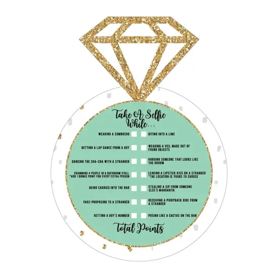 Big Dot of Happiness Final Fiesta - Selfie Scavenger Hunt - Last Fiesta Bachelorette Party Game - Set of 12 {3}