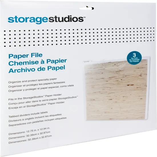 Storage Studios Paper Files W/Tabbed Dividers & Labels 3/Pkg-12.75"X13" {2}