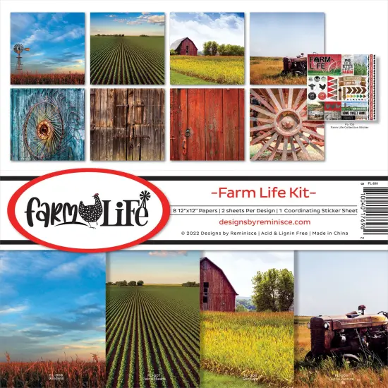 Reminisce Collection Kit 12"X12"-Farm Life {1}