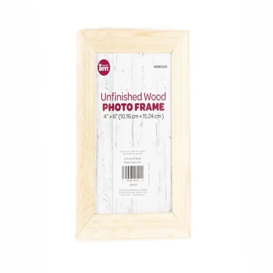 CousinDIY Unfinished Wood Photo Frame-4"X6" {1}