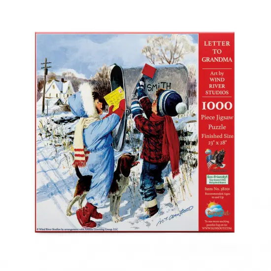 Sunsout Letter to Grandma 1000 pc Christmas Jigsaw Puzzle 38201 {4}