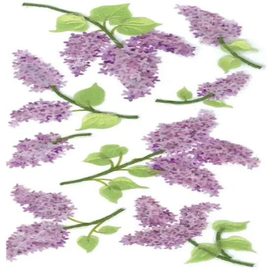 Jolee's Boutique Le Grande Dimensional Stickers - Lovely Lilacs, 8pcs {1}