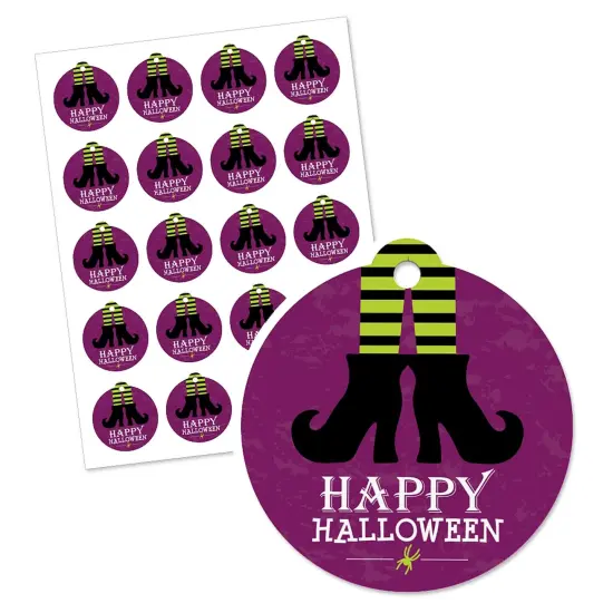 Big Dot of Happiness Happy Halloween - Witch Party Favor Gift Tags (Set of 20) {3}