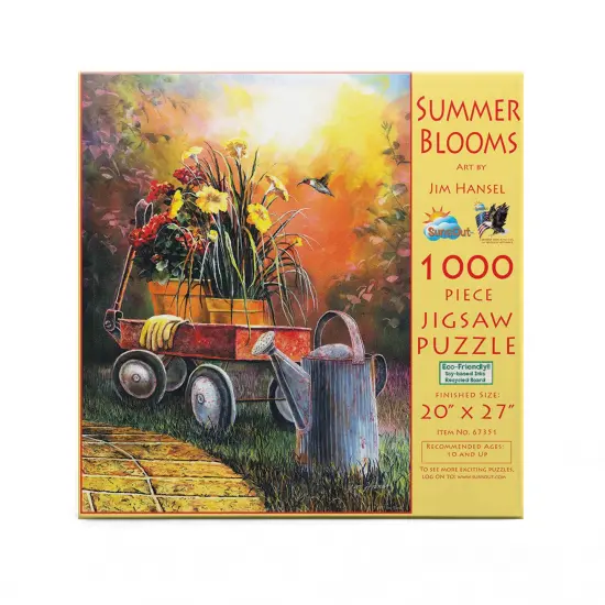 Sunsout Summer Blooms 1000 pc Jigsaw Puzzle 67351 {4}