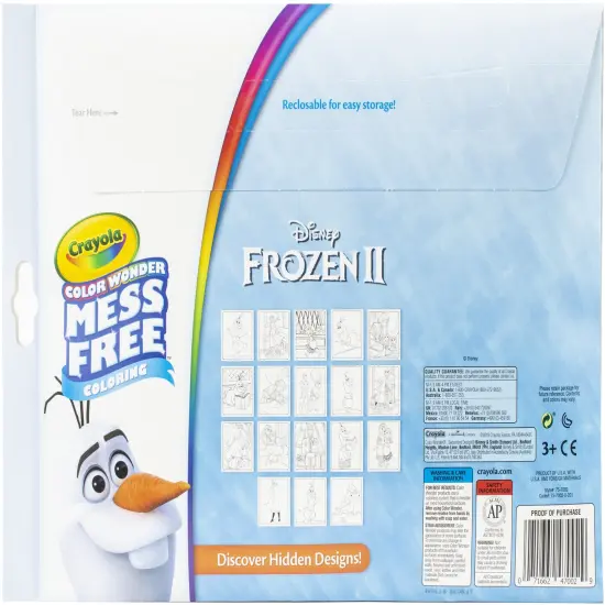 Crayola Color Wonder Coloring Pad & Markers-Frozen 2 {2}