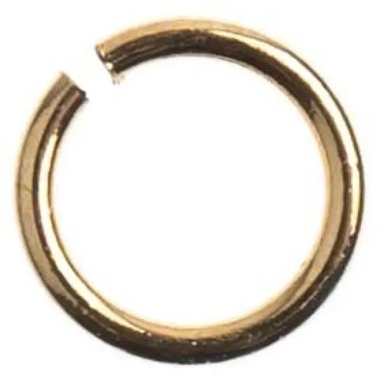 John Bead Jump Ring 4x.5mm 24ga 250/Pkg-18kt Gold Plated {2}