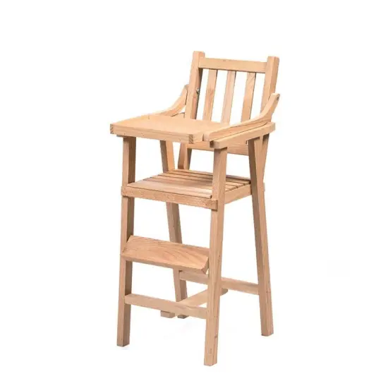 Eli & Mattie Amish Made Oak Child Doll High Chair Toy for 18 inch Dolls {1}