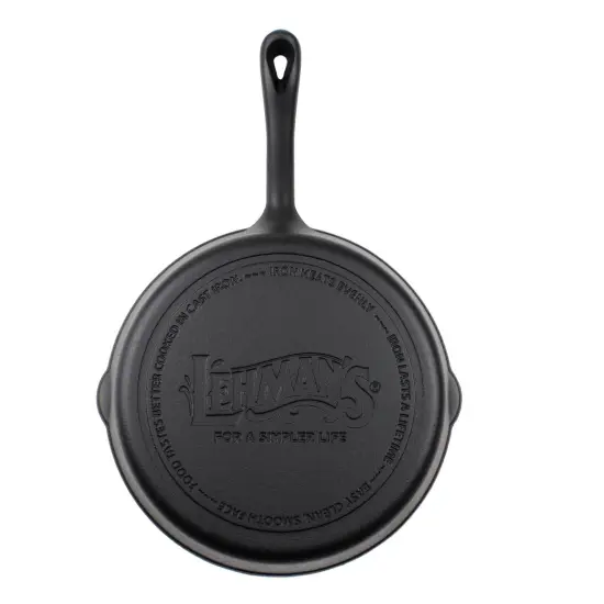 Lehman's Camping NonStick Cookware Set Nitrided Dutch Oven and 10 inch Skillet {4}