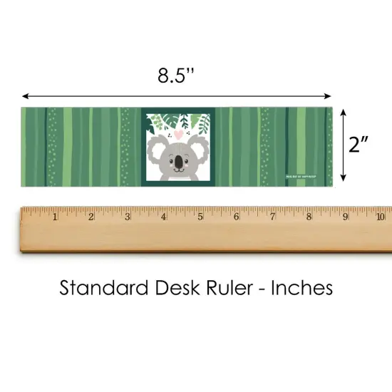 Big Dot of Happiness Koala Cutie - Bear Birthday Party and Baby Shower Water Bottle Sticker Labels - Set of 20 {6}