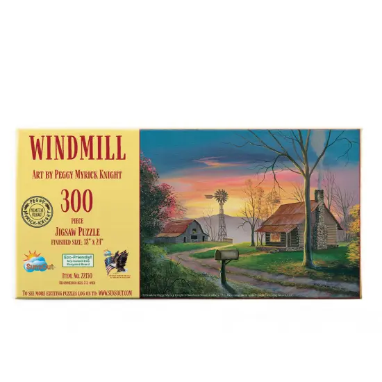 Sunsout Windmill 300 pc Jigsaw Puzzle 22150 {4}
