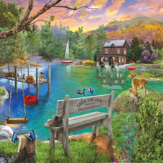 Sunsout Enjoy the View 1000 pc Jigsaw Puzzle 31706 {1}