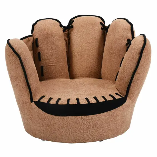 Household Five Fingers Baseball Glove Shaped Kids Leisure Upholstered Sofa {1}