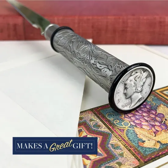 Silver Mercury Dime Letter Opener {3}