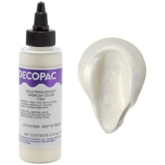 Gold Pearlescent Shimmer Premium Airbrush Color {1}