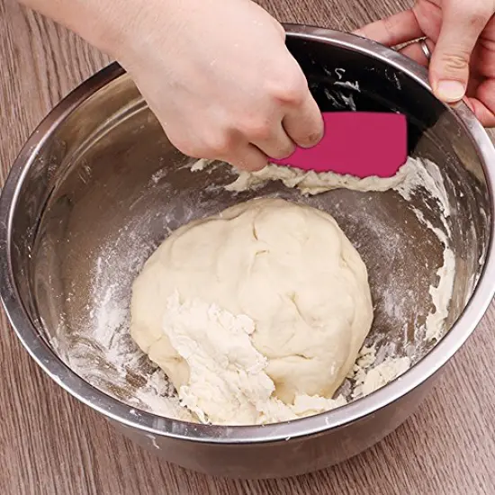 12 PcsCake Scraper Smoother Tool Set, Cake Smoothing Cutter Plate Tool Combo, Cake Icing Scrapper Cake Edge Decorating Tool. {2}