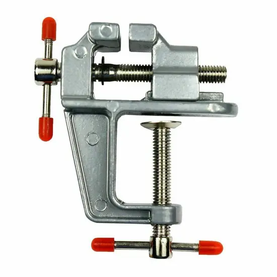 Kitcheniva 3.5" Miniature Vise Small Jewelers Clamp On Table Bench Tool {1}