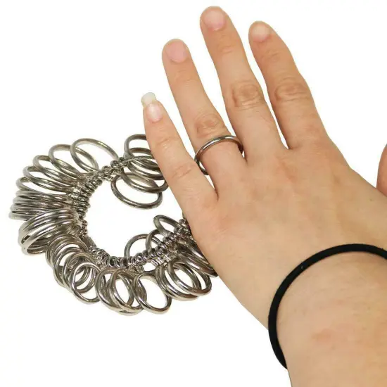 Kitcheniva Metal Ring Sizer Measure Stick Standard Jewelry Tool {5}