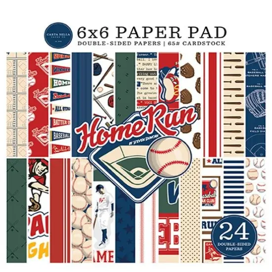 Echo Park Homerun 6X6 Paper Pad {1}