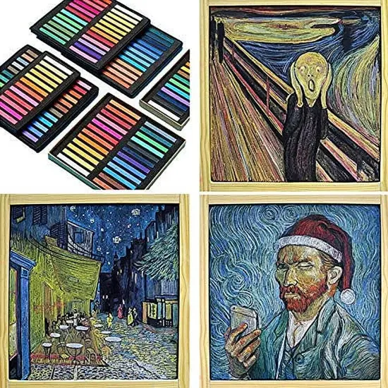 Kitcheniva Long Square Dry Pastels Soft Chalk Crafts {2}