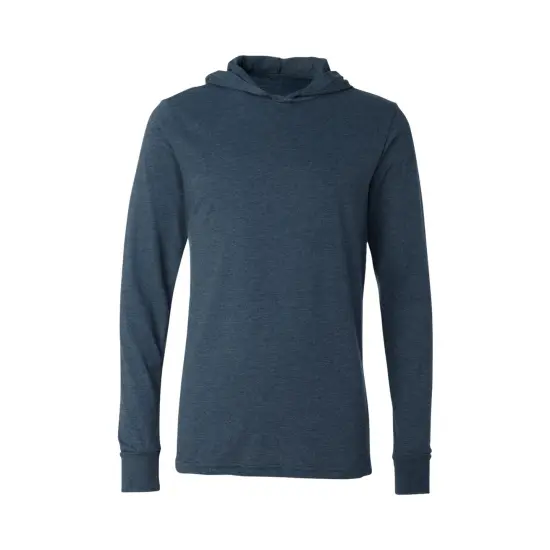 BELLA + CANVAS&reg; Jersey Hooded Long Sleeve Tee {4}