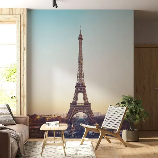 Eiffel Tower Peel and Stick Wallpaper Mural {2}