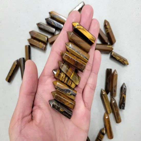 Tiger's Eye Crystal Mini Tower Points {3}