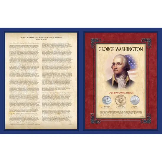 Famous Speech Series - George Washington First Inaugural Address {1}