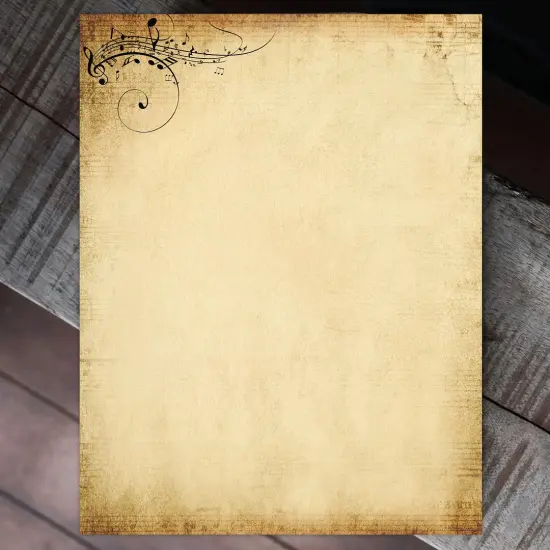 Great Papers! Treble Clef Stationery Letterhead, Invitations and Announcements, Printer Friendly, 8.5"x11", 80 Pack {3}