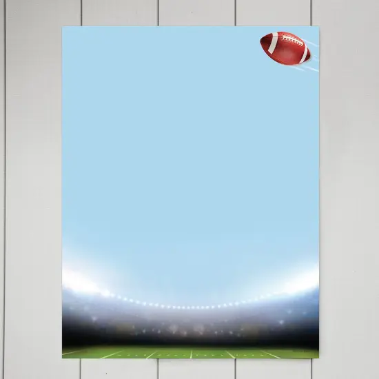Great Papers! Game Time Stationery Letterhead, Invitations and Announcements, Printer Friendly, 8.5"x11", 80 Pack {3}