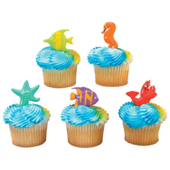 Sealife Friends DecoPics&reg; Cupcake Decoration, 12ct {1}