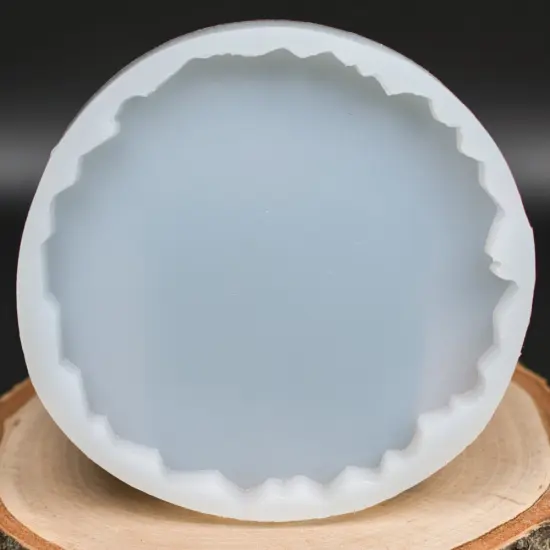 Handmade Geode Silicone Coaster Mold G2 {2}
