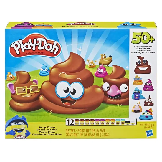Play-Doh Poop Troop Set with 12 Cans {1}