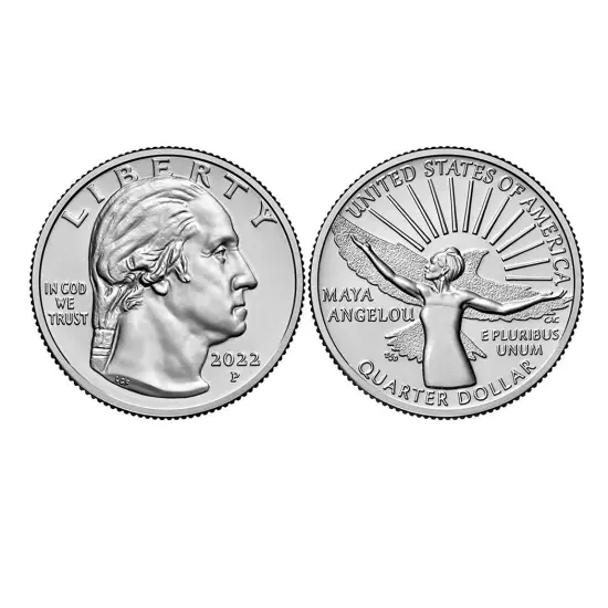 Maya Angelou Women's Quarter Wreath Ornament {5}